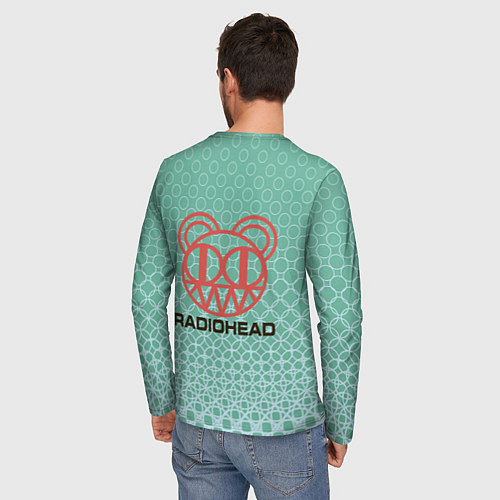Мужской лонгслив Radiohead Радиохед Logo спина Z / 3D-принт – фото 4