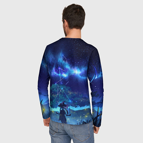 Мужской лонгслив MONA GENSHIN IMPACT / 3D-принт – фото 4
