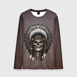 Лонгслив мужской Индеец, цвет: 3D-принт