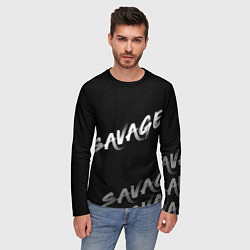 Лонгслив мужской Savage, цвет: 3D-принт — фото 2