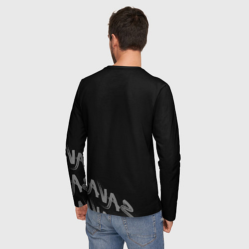 Мужской лонгслив Savage / 3D-принт – фото 4