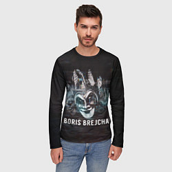 Лонгслив мужской Boris Brejcha Mask, цвет: 3D-принт — фото 2