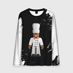 Мужской лонгслив ROBLOX РОБЛОКС LOGO спина Z