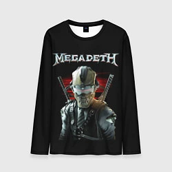 Лонгслив мужской Megadeth, цвет: 3D-принт