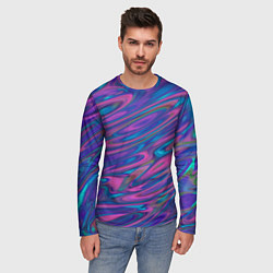 Лонгслив мужской Glitch EFFECT, цвет: 3D-принт — фото 2