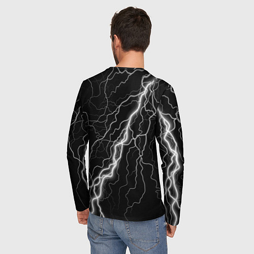 Мужской лонгслив Addams family Семейка Аддамс / 3D-принт – фото 4