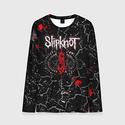 Лонгслив мужской Slipknot Rock Слипкнот Музыка Рок Гранж, цвет: 3D-принт