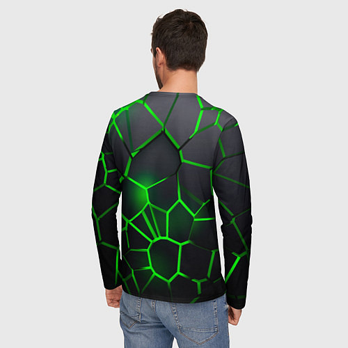 Мужской лонгслив 3D плиты с подсветкой Шкода / 3D-принт – фото 4