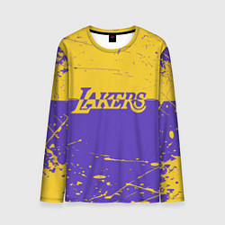 Лонгслив мужской Kobe Bryant - Los Angeles Lakers - NBA, цвет: 3D-принт