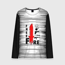 Лонгслив мужской Free Fire Фри Фаер,, цвет: 3D-принт