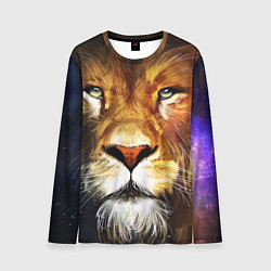 Лонгслив мужской Лев царь зверей, цвет: 3D-принт