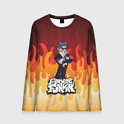 Лонгслив мужской Дорогой Папочка Friday Night Funkin, цвет: 3D-принт