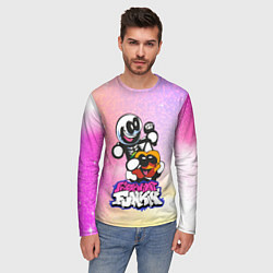 Лонгслив мужской Skid and Pump Friday Night Funkin, цвет: 3D-принт — фото 2