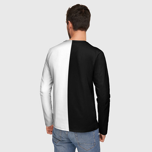 Мужской лонгслив Pit Bull боец / 3D-принт – фото 4