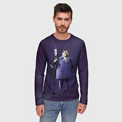 Лонгслив мужской Семейство Аддамс, цвет: 3D-принт — фото 2
