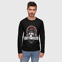 Лонгслив мужской Ротвейлер Rottweiler, цвет: 3D-принт — фото 2