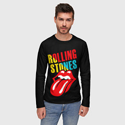 Лонгслив мужской Роллинг Стоунз Rolling Stones, цвет: 3D-принт — фото 2