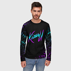 Лонгслив мужской КИЗАРУ НЕОН ЛОГО KIZARU NEON, цвет: 3D-принт — фото 2