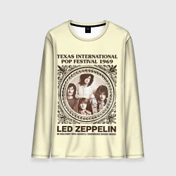 Лонгслив мужской Led Zeppelin - Texas International Pop Festival 19, цвет: 3D-принт