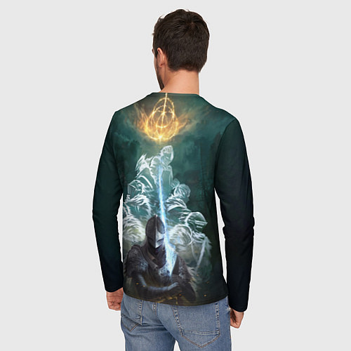 Мужской лонгслив Elden Ring рыцарь и предшественники серии Souls El / 3D-принт – фото 4