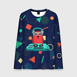 Лонгслив мужской Играющий по жизни, цвет: 3D-принт