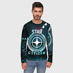 Лонгслив мужской Star Citizen Стар Ситизен, цвет: 3D-принт — фото 2
