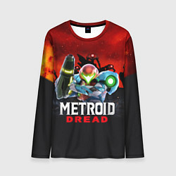 Лонгслив мужской Space Fight Metroid Dread, цвет: 3D-принт