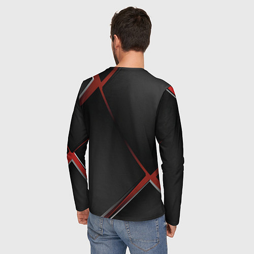 Мужской лонгслив Евангелион Evangelion, Аска Лэнгли Сорью / 3D-принт – фото 4