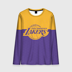 Лонгслив мужской LAKERS LINE HEXAGON SPORT, цвет: 3D-принт