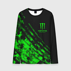 Мужской лонгслив Monster Energy Текстура