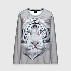 Лонгслив мужской Снежный нежный тигр, цвет: 3D-принт