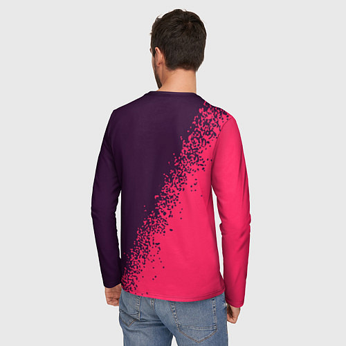 Мужской лонгслив ДЕЛЬТАРУН Арт / 3D-принт – фото 4