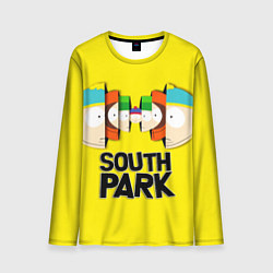 Лонгслив мужской South Park - Южный парк персонажи, цвет: 3D-принт