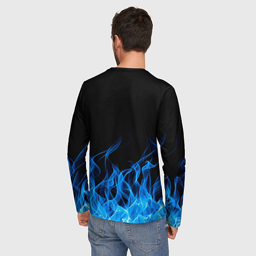 Мужской лонгслив Ноггано 228: Огонь / 3D-принт – фото 4