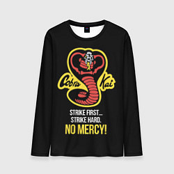 Лонгслив мужской Cobra Kai - No mercy!, цвет: 3D-принт