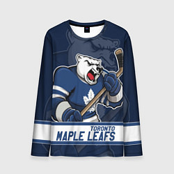 Мужской лонгслив Торонто Мейпл Лифс, Toronto Maple Leafs Маскот