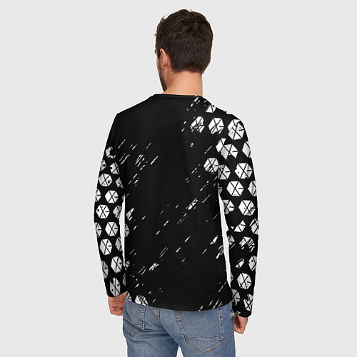 Мужской лонгслив Exo эхо / 3D-принт – фото 4