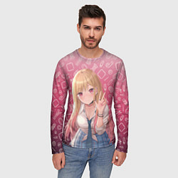 Лонгслив мужской Китигава Марин, цвет: 3D-принт — фото 2