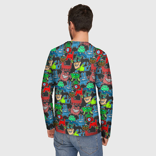 Мужской лонгслив Мы чудики! / 3D-принт – фото 4
