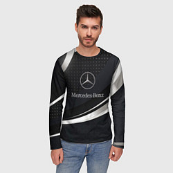 Лонгслив мужской Mercedes-Benz Sport, цвет: 3D-принт — фото 2