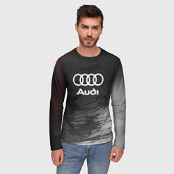 Лонгслив мужской Audi туман, цвет: 3D-принт — фото 2