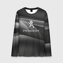 Лонгслив мужской Peugeot blak, цвет: 3D-принт