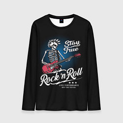 Лонгслив мужской Rock-n-Roll Punk, цвет: 3D-принт