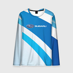 Лонгслив мужской Subaru Logo спорт, цвет: 3D-принт