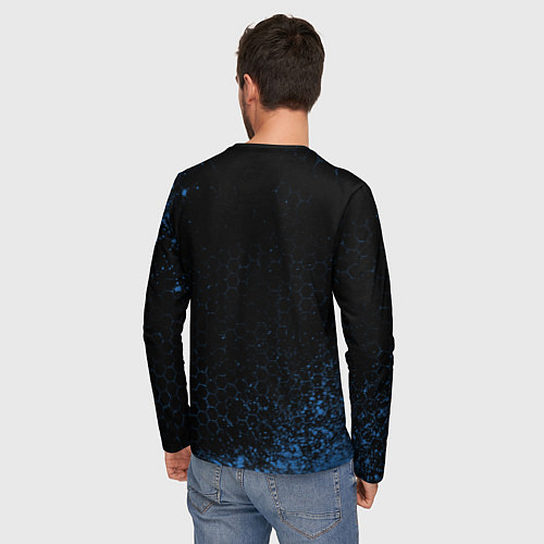 Мужской лонгслив Volkswagen - Объемный / 3D-принт – фото 4