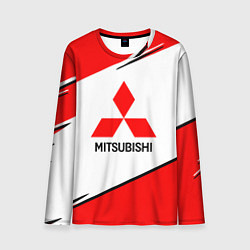 Лонгслив мужской Mitsubishi Logo Geometry, цвет: 3D-принт
