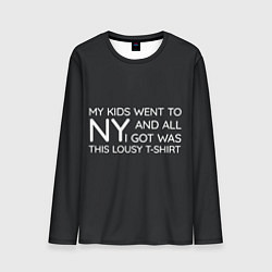 Лонгслив мужской New York T-Shirt, цвет: 3D-принт