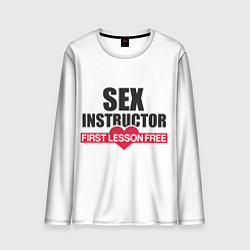 Лонгслив мужской Секс Инструктор SEX INSTRUCTOR, цвет: 3D-принт