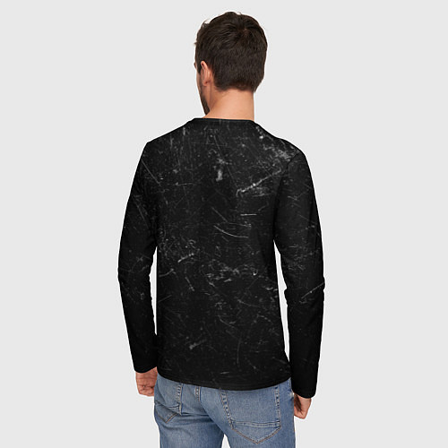 Мужской лонгслив Не надо стесняться быть а*уе*ным! / 3D-принт – фото 4