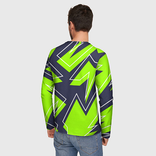 Мужской лонгслив Rayman and globox / 3D-принт – фото 4